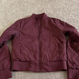 LULULEMON Womens Non-Stop Reversible Bomber Jacket Size 6